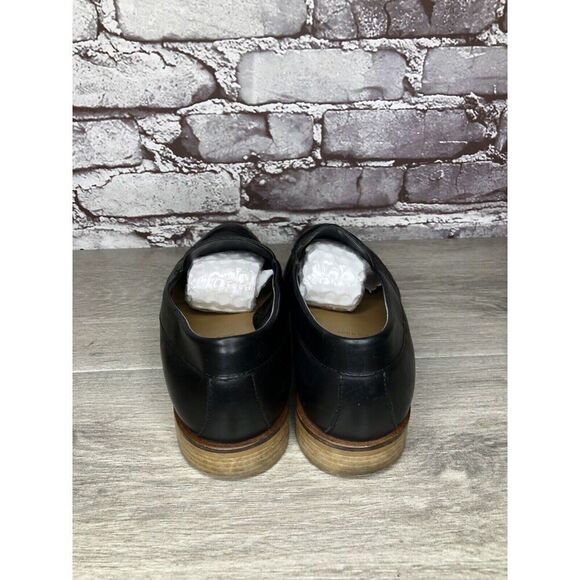 Everlane The Modern Black Leather Slip On Pointed Toe Loafers Women Sz 10M US/41 - Picture 5 of 16